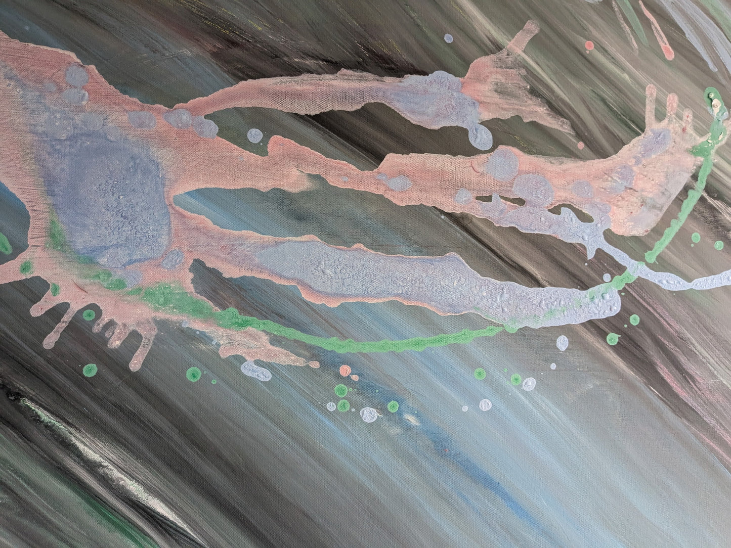 Electric Calm – Abstract Canvas Painting