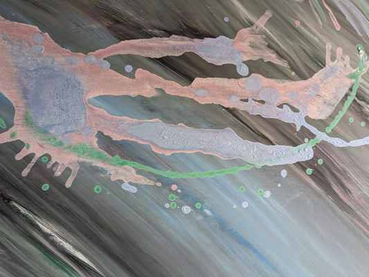 Electric Calm – Abstract Canvas Painting